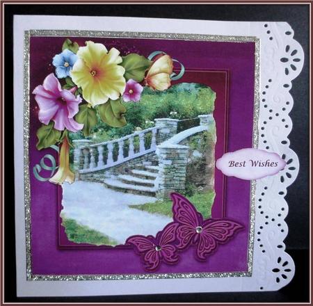 Steps to Faith Card Topper Insert & Verse by Rae Trees