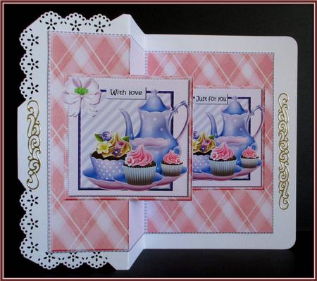 Tea Party Time Fold Back by Rae Trees