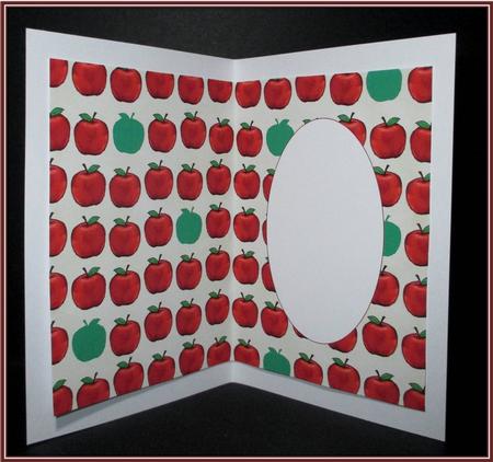 Apples Red Green Insert by Rae Trees