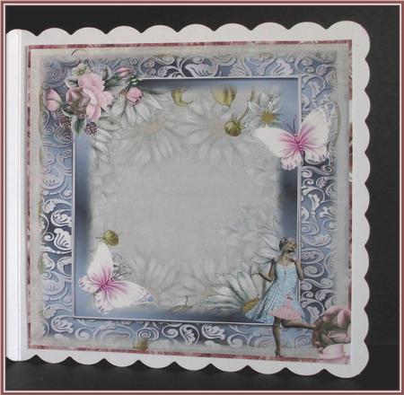 Insert to Compliment Flapper Girl and Dusky Pink Rose by Rae Trees