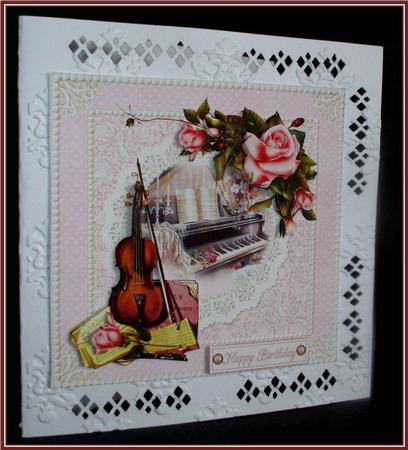 8x8 Music and Roses Mini Kit by Rae Trees