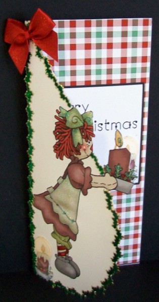 Raggedy Ann with Candle by Rae Trees