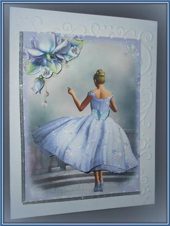 Blue Cotton Dress Topper by Rae Trees