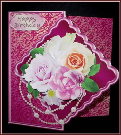 Summer Bouquet Offset Diamond Card Mini Kit by Rae Trees