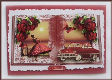The Red Polka Dot Dress Book Style Topper by Rae Trees
