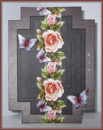 Rosy Glow Shaped Card Mini Kit by Rae Trees