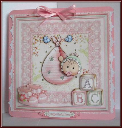 New Baby Girl Bundle Mini Kit & Decoupage by Rae Trees