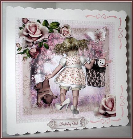 In Mums Shoes Card Front Kit by Rae Trees