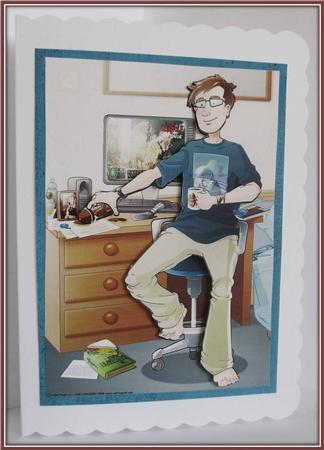 Student Dude A4 by Rae Trees