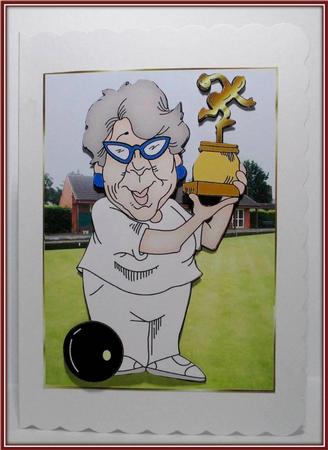 Lady Bowler 1 by Rae Trees