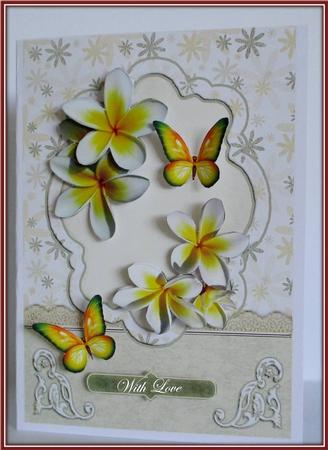 Shabby Spring A5 Card Fronts by Rae Trees