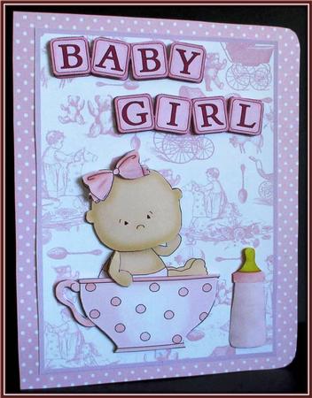 Vintage Style Baby Girl by Rae Trees