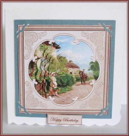 Coming from Market Card with Petal Stacker by Rae Trees