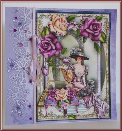 Cu 6 Floral Butterflies Papers 8x8 by Rae Trees
