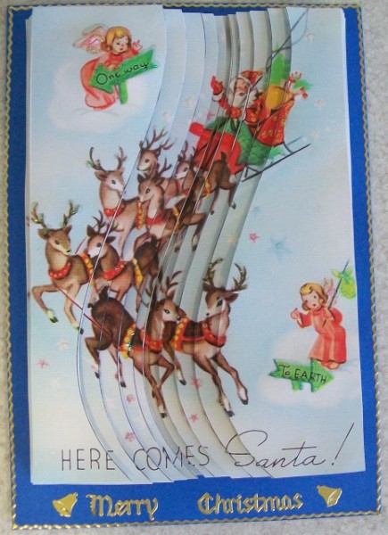 Santas Coming A4 Swirvey Side Stacker Kit by Rae Trees