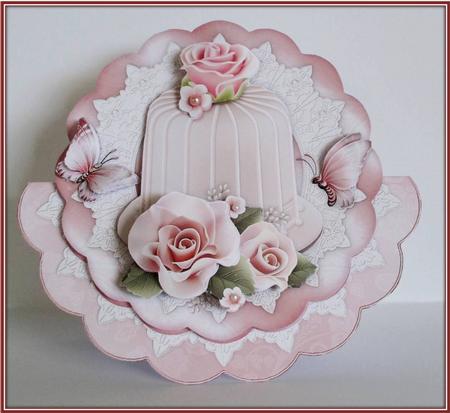 Celebration Roses Wobble Card Mini-kit by Rae Trees