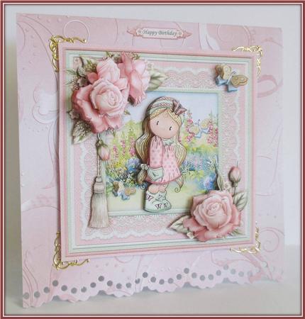 Chloe Loves Butterflies 8x8 Mini Kit & Decoupage by Rae Trees