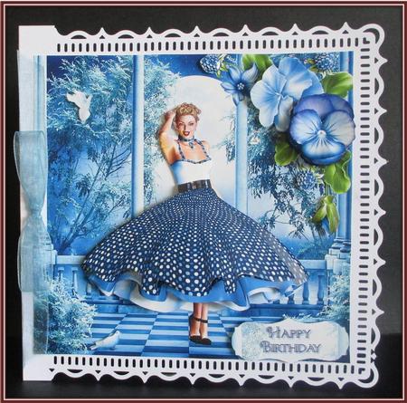 Blue Moon Rock & Roll Lady Mini Kit by Rae Trees