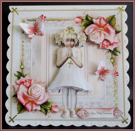 Holy Communion Card Front Kit by Rae Trees