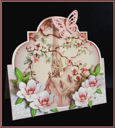 Blossom Church Fancy Over 3D Mini Card Kit by Rae Trees