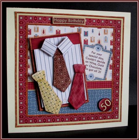 Wine Gold or Chocolate 8x8 Mini Kit for Men by Rae Trees