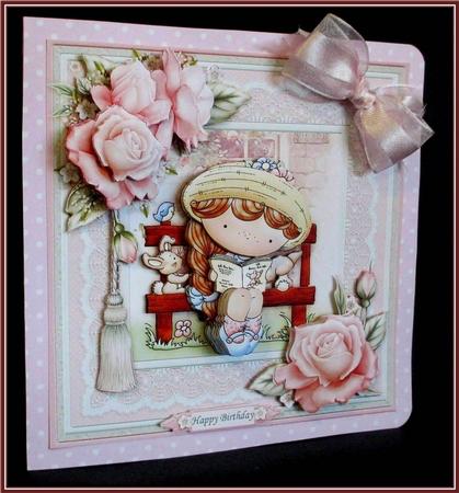 Izzy's Bunny Time 8x8 Mini Kit & Decoupage by Rae Trees
