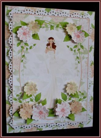 Delicate Dahlia Backing Paper by Rae Trees