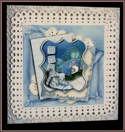 Precious Baby Boy 7" x 7" Mini Kit by Rae Trees