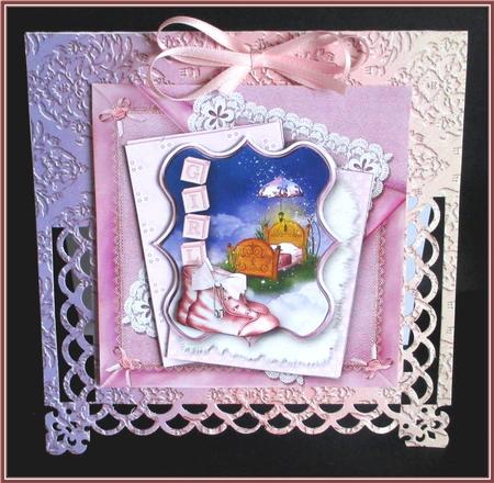 Precious Baby Girl 7" x 7" Mini Kit by Rae Trees