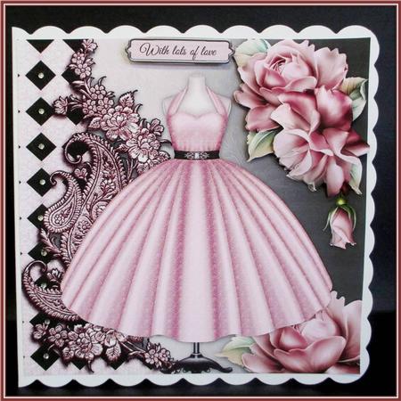 Ballgown and Roses by Rae Trees
