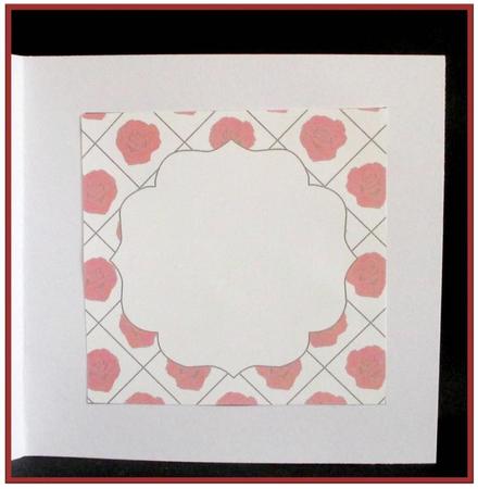 Red Rose 8x8 Insert by Rae Trees
