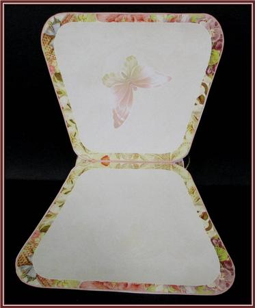 Insert to Compliment Vintage Style Handbag Card by Rae Trees