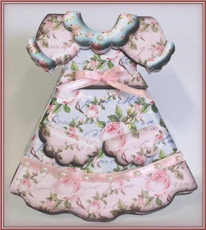 Gorgeous Floral Dress Card Kit by Rae Trees