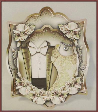 Cream Wedding Invitation by Rae Trees