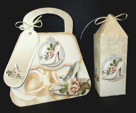 Bridal Delight Handbag Shaped Wedding Card with Box by Rae Trees