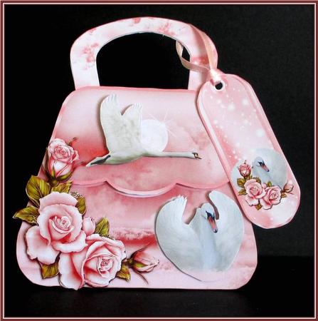 Swansong Birthday or Other Handbag Card Kit by Rae Trees