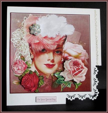 Lady Rose Topper and Decoupage by Rae Trees