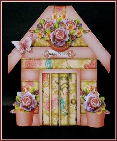 English Rose Potting Shed Card Kit by Rae Trees
