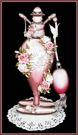 Beautiful Vintage Perfume Bottle by Rae Trees