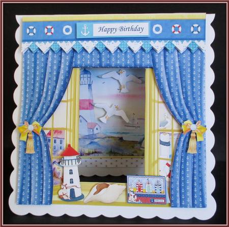 Sea View Window Aperture 8x8 Mini Kit by Rae Trees