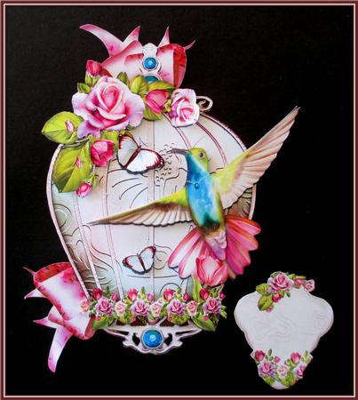 Decorative Bird Cage by Rae Trees