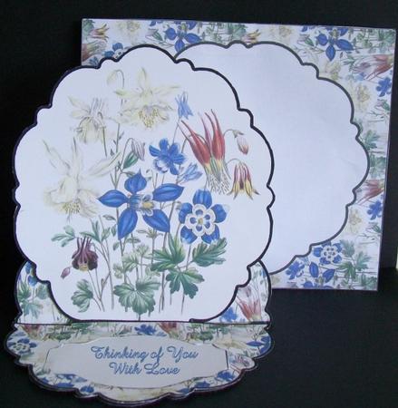 Pretty Edge Easel Card Kit Floral 3 by Rae Trees
