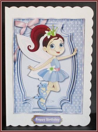 Lovely Dancing Fairy in Lilac  by Rae Trees