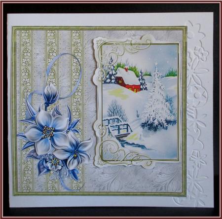 Small Stream Vintage Christmas by Rae Trees