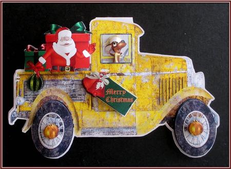 Merry Christmas - Here Comes Santa #3 by Rae Trees