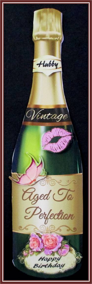 Champage Bottle -aged to Perfection Dl by Rae Trees
