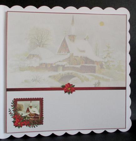 8x8 Christmas Insert Blank by Rae Trees