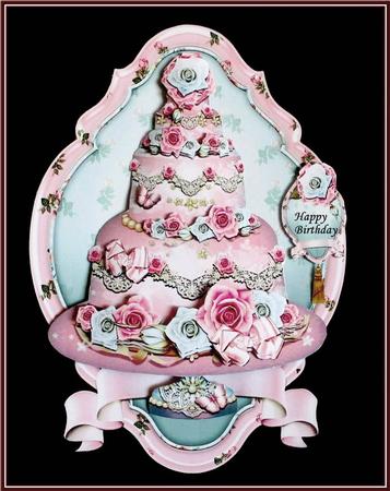 Beautiful Soft Vintage Cake by Rae Trees