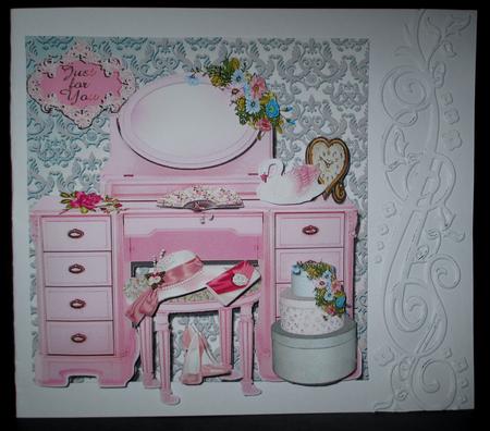 Pretty in Pink Dressing Table Mini Kit by Rae Trees