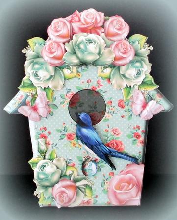 The Beautiful Bird House Card Shaped Kit by Rae Trees